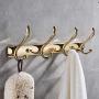 Rozin Golden Brass Bathroom Organization Clothes Hook Wall Mount Towel Hanger