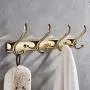 Rozin Golden Brass Bathroom Organization Clothes Hook Wall Mount Towel Hanger Rozin Golden Brass Bathroom Organization Clothes Hook Wall Mount Towel Hanger