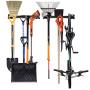 Kinghouse Tool Hanger Wall Mount Garage Organizer, Tool Storage Rack, Garage Hanger Organizer , Heavy Duty Tools Holder, for Organizing Power Tools, Laddy, Bulk Items Home Chair Ladder, Bike Hanger