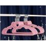 10pcs Clothes Hanger Durable ABS Heart Pattern Coat Hanger for Adult Children Clothing Hanging Supplies (Pink) 10pcs Clothes Hanger Durable ABS Heart Pattern Coat Hanger for Adult Children Clothing Hanging Supplies (Pink)