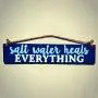 Salt Water Heals Everything Wood Sign - Rustic Wall Decor With Rope Hanger - Beach Decor for Home Salt Water Heals Everything Wood Sign - Rustic Wall Decor With Rope Hanger - Beach Decor for Home