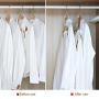 30Pcs Stable Clothes Hanger Connector Hooks Cascading Clothes Rack Hook Chest Space-Saving Attachment Huggable Style Hangers White