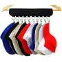 DishyKooker Portable Hanger Rack for Travel Home Clothes Hat Sock Scarf Storage Blue 10 Clips DishyKooker Portable Hanger Rack for Travel Home Clothes Hat Sock Scarf Storage Blue 10 Clips