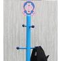 Dika UK Coat Racks Free Standing Wooden Coat Rack Child Solid Wood Bedroom Landing Cartoon Hangers Kindergarten Clothes Hanger Blue