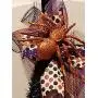 Orange and Black Witch Hat Halloween Deco Mesh Door Decor - FREE SHIPPING - WREATH HANGER INCLUDED