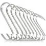 Pro Chef Kitchen Tools Flat Hanging Hooks - Pot Racks S Hook 10 Pack Set - Hang Display Jewelry - Metal Utility Hooks for Outdoor Storage Organization - Butcher Meat Hangers for Bacon Sausage Smokers Pro Chef Kitchen Tools Flat Hanging Hooks - Pot Racks S Hook 10 Pack Set - Hang Display Jewelry - Metal Utility Hooks for Outdoor Storage Organization - Butcher Meat Hangers for Bacon Sausage Smokers