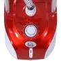 HOMCOM Fabric Garment Steamer for Clothes, Hanging Full Size, 2 Liter, 1350W, 11 Level Steam Adjustment - Red