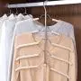 HJYPYJ Clothes Hangers Space Saving,Multi-Functional Non-Slip 5 Layer Wardrobe Shirt Hanger,Magic Hangers/Gray / 3 Pcs HJYPYJ Clothes Hangers Space Saving,Multi-Functional Non-Slip 5 Layer Wardrobe Shirt Hanger,Magic Hangers/Gray / 3 Pcs