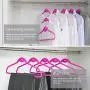 MIZGI Upgraded Cascading Velvet Hangers - 50 Pack Heavyduty Non Slip Hangers with Cascading Hooks Pink - Copper/Rose Gold Hooks,Space Saving Clothes Hangers for Pants,Coat,Shirts,Suits,Dress (Pink) MIZGI Upgraded Cascading Velvet Hangers - 50 Pack Heavyduty Non Slip Hangers with Cascading Hooks Pink - Copper/Rose Gold Hooks,Space Saving Clothes Hangers for Pants,Coat,Shirts,Suits,Dress (Pink)