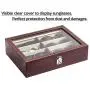JackCubeDesign Leather 8 Compartments Eyeglass Display Organizer Eyeglasses Sunglass Storage Case Boxes Eyewear Tray Stand Suede Inside with Acrylic Cover(Brown, 17.4 x 6.7 x 1.97) ? :MK379B JackCubeDesign Leather 8 Compartments Eyeglass Display Organizer Eyeglasses Sunglass Storage Case Boxes Eyewear Tray Stand Suede Inside with Acrylic Cover(Brown, 17.4 x 6.7 x 1.97) ? :MK379B