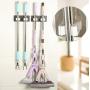 Shimigy Wall Mounted Mop Organizer Holder Brush Broom Hanger Storage Rack Kitchen Tool