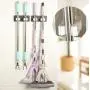 Punch-Free Mop Grip Holder Chenway Mop Broom Holder Self Adhesive Mop Grip Holders Wall Mounted Broom Hanger Punch-Free Mop Grip Holder Chenway Mop Broom Holder Self Adhesive Mop Grip Holders Wall Mounted Broom Hanger