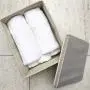 Store N Save Large Foldable Home Storage Boxes Organizer with Lid and Handles ? Decorative Grey/Gray Collapsible Bin Store N Save Large Foldable Home Storage Boxes Organizer with Lid and Handles ? Decorative Grey/Gray Collapsible Bin