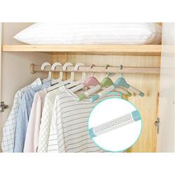 Outgeek Clothes Hanger, Detachable Multifunctional Hanger Plastic Space Saving Hanger for Travel