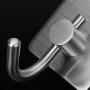 Codream Robe Hooks Heavy Duty 3M Self Adhesive Clothes Hats Towel Hangers for Kitchen Bathroom SUS 304 Stainless Steel Brushed Nickel Pack of 3 Units