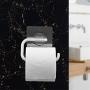 Inchant Toilet Paper Roll Holder Self Adhesive, Wall Mount, No Screws, No Drill, Washable, Restickable, Reusable Plastic Towel Ring with Open Half Design - Dish Cloth, Tea Towel Hanger Rack