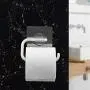 Inchant Toilet Paper Roll Holder Self Adhesive, Wall Mount, No Screws, No Drill, Washable, Restickable, Reusable Plastic Towel Ring with Open Half Design - Dish Cloth, Tea Towel Hanger Rack