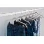 Jeronic 12 Pack Ivory Velvet Hangers Clothes Hangers Velvet Hanger Clothing Hangers Clothes Hanger Suit Hanger Ultra Thin No Slip for Shirts, Suit and Dresses