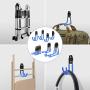 NZACE Garage Hooks Storage Utility Double Hooks, Heavy Duty for Organizing Power Tools, Ladders, Bulk items, Bikes, Ropes etc.(12 Pack))