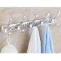 Space Aluminum Coat Hook Wall-Hanging Fitting Room Clothes Hook Hook Wall Bathroom Golden Clothes Hanging Wall Hanger Coat Hanger (Color : Purple) (Gold)