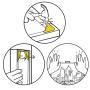 Under the Roof Decorating 5-100200 15-20 lb Place&Push Canvas Hangers
