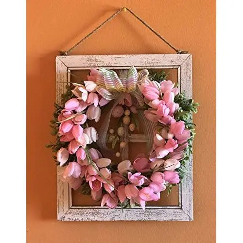 Rustic Easter Tulip Hanger designed by mommykimstyle Rustic Easter Tulip Hanger designed by mommykimstyle