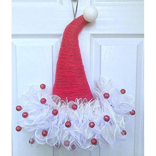 Christmas Santa Hat Door Hanger