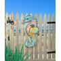 G.DeBrekht Coastal Scenic Seahorse Rustic Wooden Door hanger / wall decor#8198517H