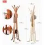 Creative Solid Wood Coat Rack Childrens Coat Hanger Simple Bedroom Coat Hanger Single Leg Coat Rack Clothes Hook (Color : X)
