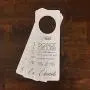 Do Not Disturb Wedding Door Hangers - Set of 10
