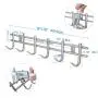 WEBI Coat Rack Wall Mounted,6 J Hooks for Hanging Coats,Coat Hanger Wall Mount Hook Rack for Jacket,Backpack,Hat,Towel,Brushed Nickel WEBI Coat Rack Wall Mounted,6 J Hooks for Hanging Coats,Coat Hanger Wall Mount Hook Rack for Jacket,Backpack,Hat,Towel,Brushed Nickel