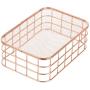 Juvale Metal Wire Baskets - 2-Set Nesting Copper Mesh Storage Box, Organizer for Home Office Bathroom and Bedroom, Rose Gold, Small and Medium Sized Juvale Metal Wire Baskets - 2-Set Nesting Copper Mesh Storage Box, Organizer for Home Office Bathroom and Bedroom, Rose Gold, Small and Medium Sized