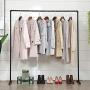 Industrial Pipe Clothing & Garment Rack Customized Hangers Clothing Shelves - Perfect For Retail Display,Black,Gold,Rose Gold,Silver