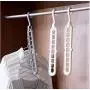 Multifunction Support Clothes 10pcs Random Color Drying Rack Creative Clothes Hanger Plastic Scarf Clothes Hangers Hangers Storage Racks