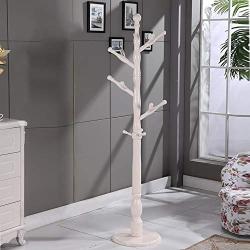 Coat Rack European Floorstanding Solid Wood Hangers Fashion Clothes Rack Wall Hanger 182 50CM Creative Bedroom Haiming (Color : B, Size : 18040CM)