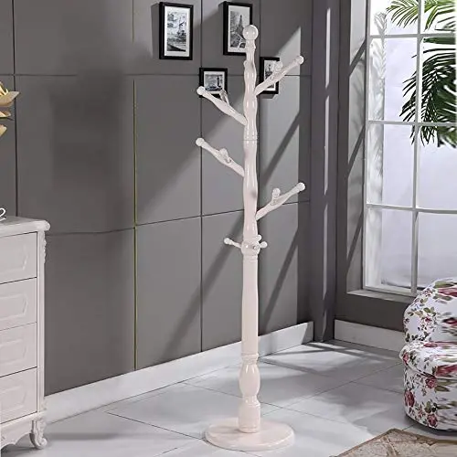 Coat Rack European Floorstanding Solid Wood Hangers Fashion Clothes Rack Wall Hanger 182 50CM Creative Bedroom Haiming (Color : B, Size : 18040CM) Coat Rack European Floorstanding Solid Wood Hangers Fashion Clothes Rack Wall Hanger 182 50CM Creative Bedroom Haiming (Color : B, Size : 18040CM)