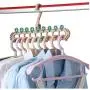 10pcs Random Color Magic Multi-Port Support Hangers for Clothes Drying Rack Multifunction Plastic Clothes Rack Drying Hanger Storage Hangers 10pcs Random Color Magic Multi-Port Support Hangers for Clothes Drying Rack Multifunction Plastic Clothes Rack Drying Hanger Storage Hangers