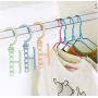 10pcs Random Color Hangers for Clothes Windproof Hanger Fixed Holder Buckle Household Anti-Slip Clothes Hanger Plastic 5 Circle Hanger 10pcs Random Color Hangers for Clothes Windproof Hanger Fixed Holder Buckle Household Anti-Slip Clothes Hanger Plastic 5 Circle Hanger