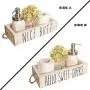 Nice Butt Bathroom Decor Box, 2 Sides with Funny Sayings - Funny Toilet Paper Holder Perfect for Farmhouse Bathroom Decor, Toilet Paper Storage, Rustic Bathroom Decor, or Diaper Organizer (White) Nice Butt Bathroom Decor Box, 2 Sides with Funny Sayings - Funny Toilet Paper Holder Perfect for Farmhouse Bathroom Decor, Toilet Paper Storage, Rustic Bathroom Decor, or Diaper Organizer (White)