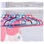 10pcs Random Color Laundry Rack Clothes Hanger Colorful Antislip Clothes Rack Velvet Hangers Clothes Drying Rack Kleding Hangers