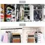 STAR-FLY S-Shape Pants Hanger Multi Layer Slack Trouser Hanger Space Saving Clothes Hanger for Pants Jeans Scarf Closet Storage Organizer(4-Pack)
