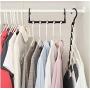 10pcs Clothes Hanger Plastic Portable Travel Folding Convenient Storage Home Bedroom Storage Holder Plastic Clothes Hangers