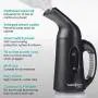 Steamer For Clothes Travel Size Elita Pro Compact Design, Heats up in 45 Seconds, Dry Steam, Handheld Garment Wrinkle Remover, Powerful, Portable Mini Steam Iron Clothing and Fabric
