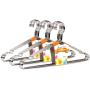 ETAOLINE 10/30 Packs Stainless Steel Heavy Duty Strong Metal Wire Hangers Clothes Hangers