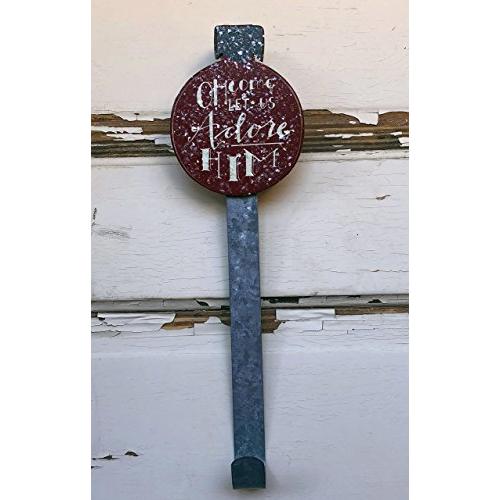 AG Designs Christmas Decor - Adore Him Bulb Ornament Wreath Door Hanger