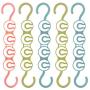 10pcs Clothes Hanger Household Durable Practical Organizer Holders Hanger Racks for Coat Random Color