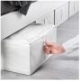 Ikea Storage Underbed Boxes Closet Zippered (2 Pack) White