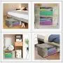 Woffit Foldable Storage Bag Organizers, Large Clear Window & Carry Handles, Great for Clothes, Blankets, Towels, Winter & Summer Clothing, Closets, Bedrooms, Under Bed & More (Large)