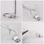 Picture Hanging Kit, Listenman D Ring Picture Hangers with Screws, Picture Hanging Wire(100 Feet) and Aluminum Sleeves, Supports up to 30 lb, Bonus Screwdriver Included Picture Hanging Kit, Listenman D Ring Picture Hangers with Screws, Picture Hanging Wire(100 Feet) and Aluminum Sleeves, Supports up to 30 lb, Bonus Screwdriver Included