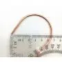 10PS 42cm Rose Copper Gold Shiny Steel Wire clothes Clips Hanger Coat Clothes Garment Hangers with Pants Bar Fit Closet Hangers
